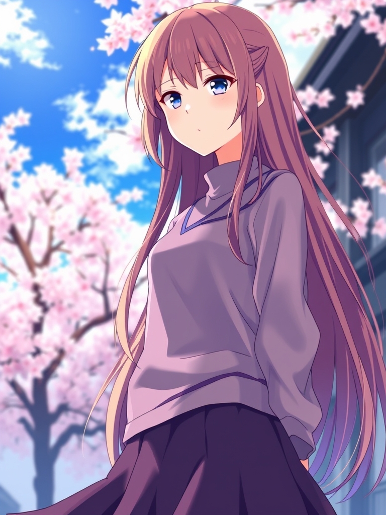 یه دختر با موهای بلند کمی جدی تقریبا پسرونه بسازه14