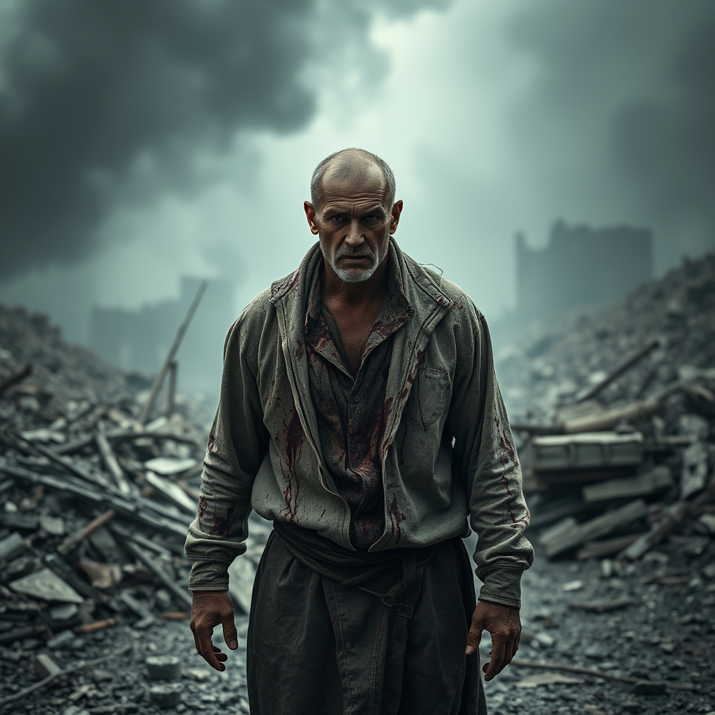 عکس یک نفری که ۱۰۰ ۲۰۰ میلیارد نفرو کشته است و خونی است18