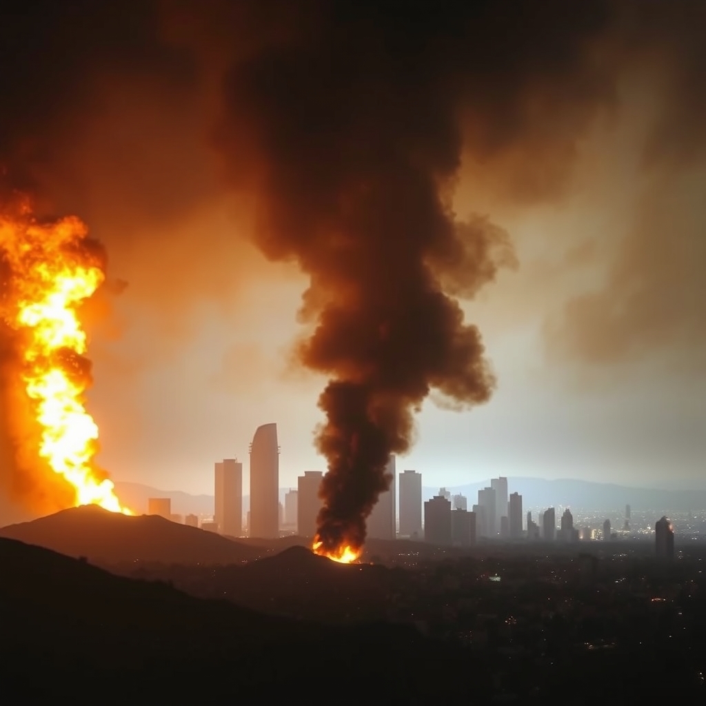 آتش سوزی است آنجلس 19