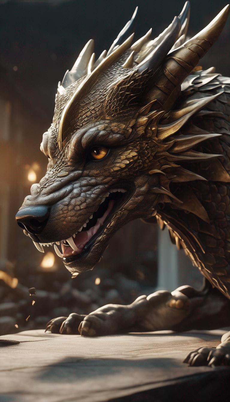 سگ ترکیب با اژدها10