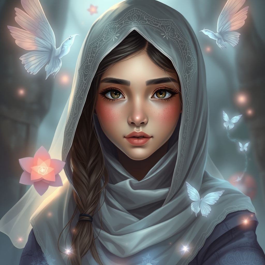 یک دختر ۱۹ ساله ی باحجاب 4