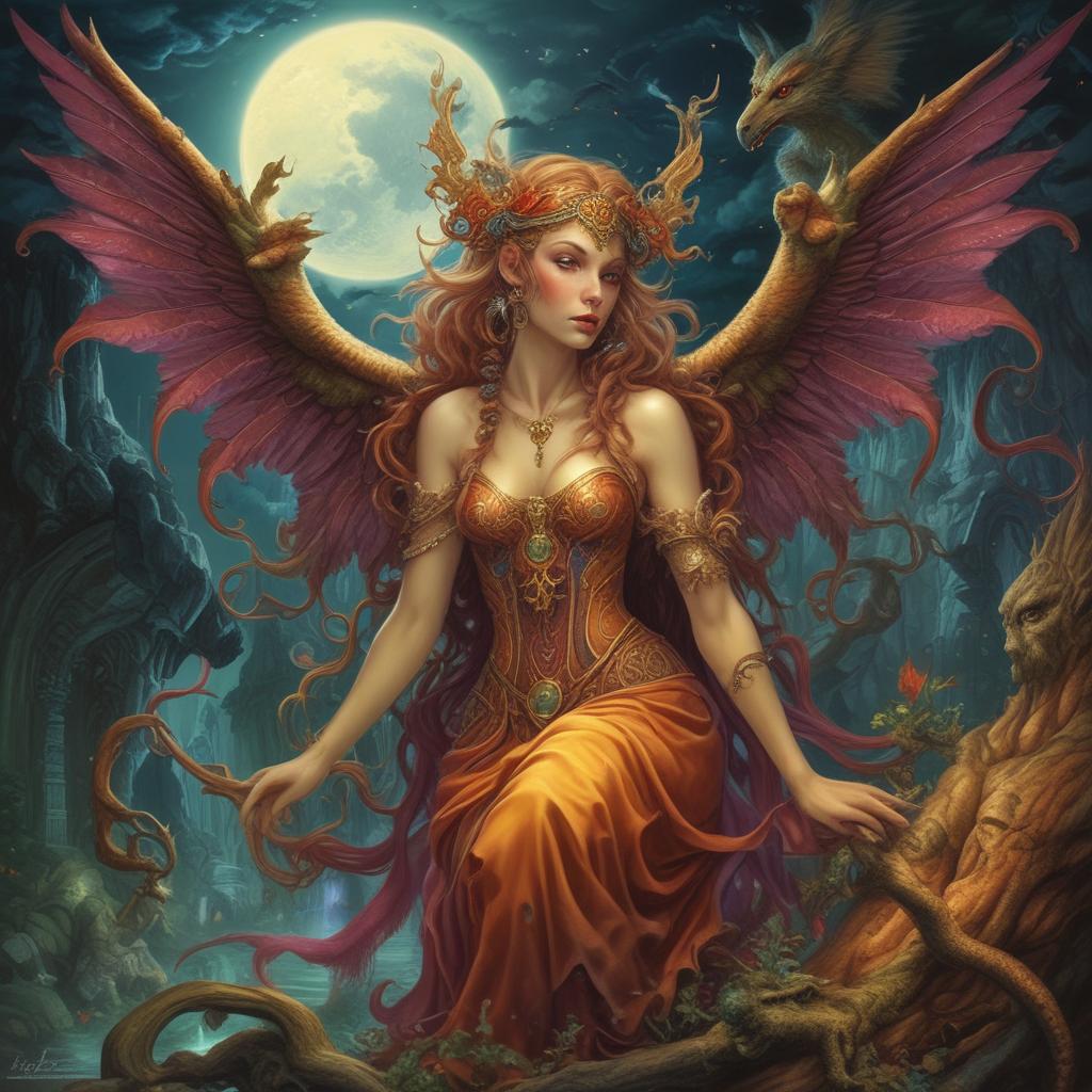 الف ها ، شیطان ها فرشته ها ، غول ها، گرگین ها، پری ها ،8