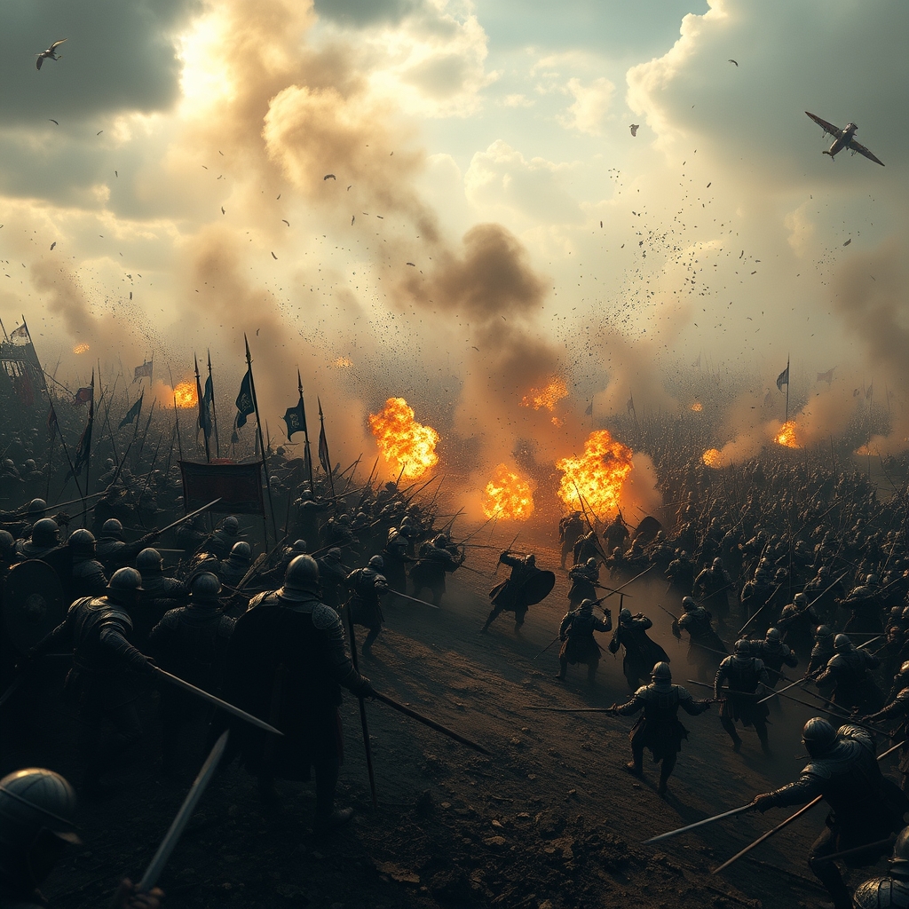 دو لشکر عظیم که درحال جنگ هستند 22