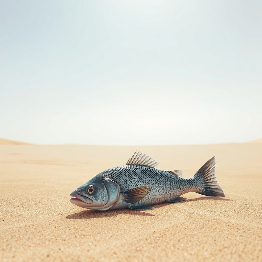 ماهی بدون آب در بیابان در حال دیدن رویای آب در دور دست20