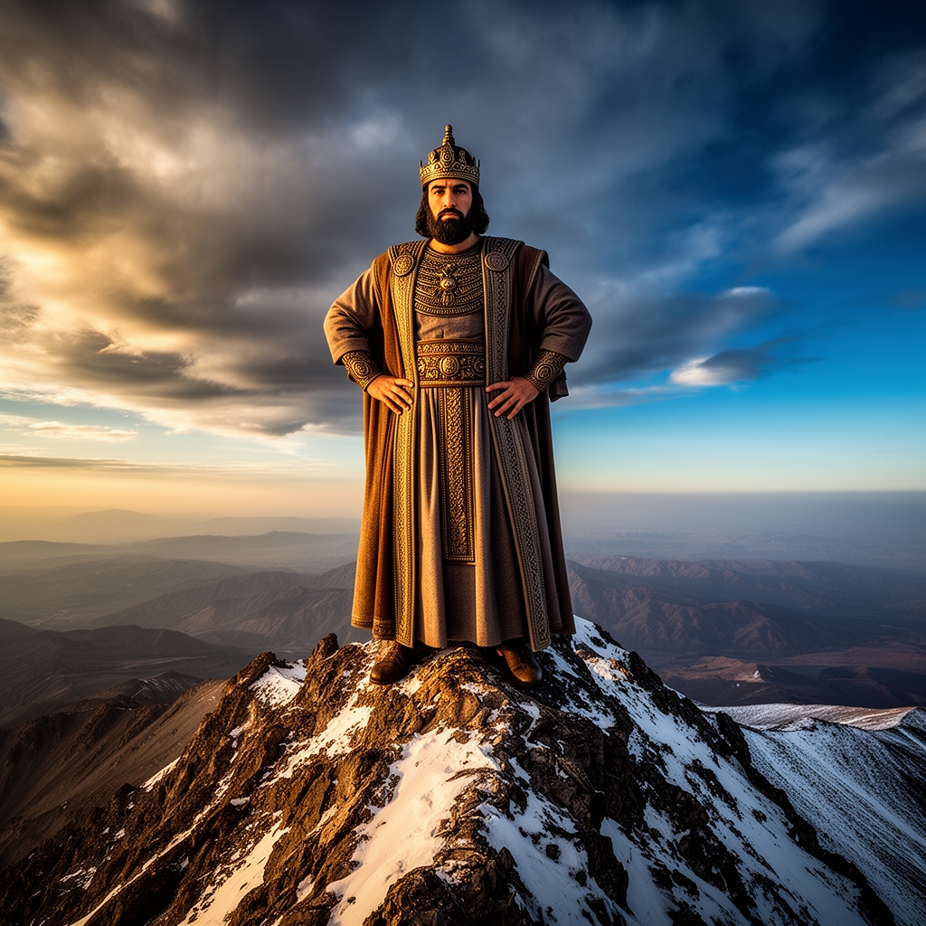 کوروش کبیر بالای قله دماوند 3