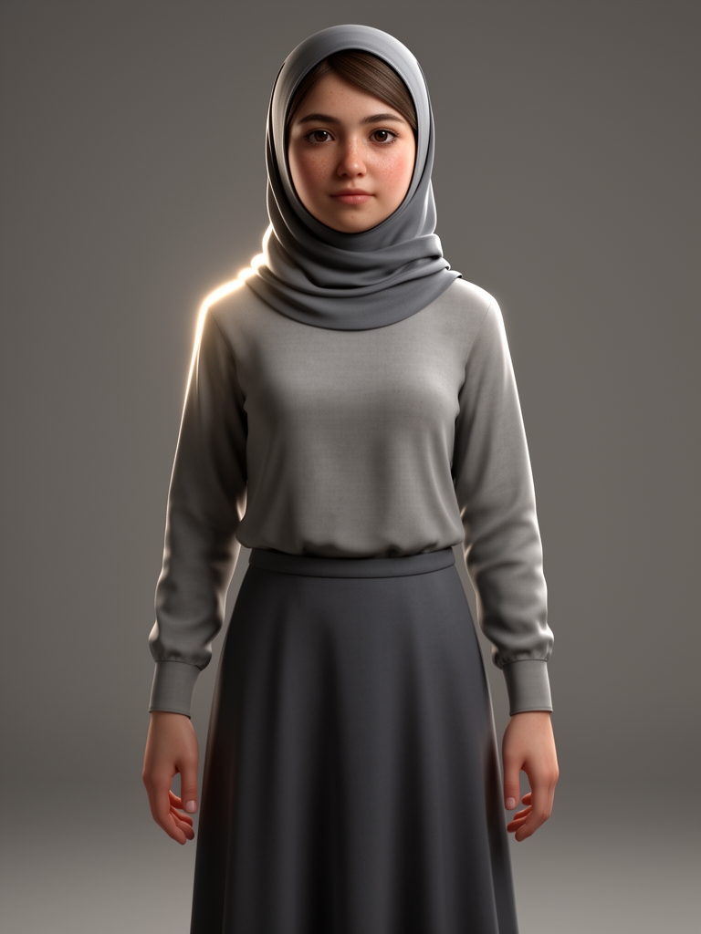 دختر سه بعدی
2