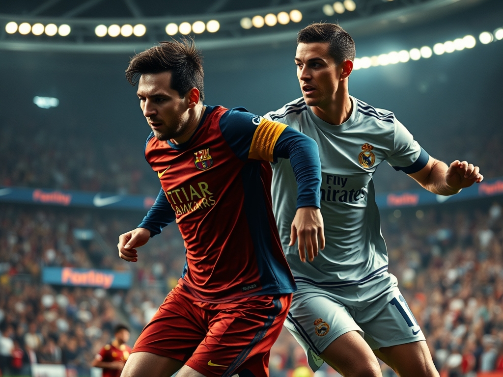 مسی و رونالدو 
در فوتبال 17