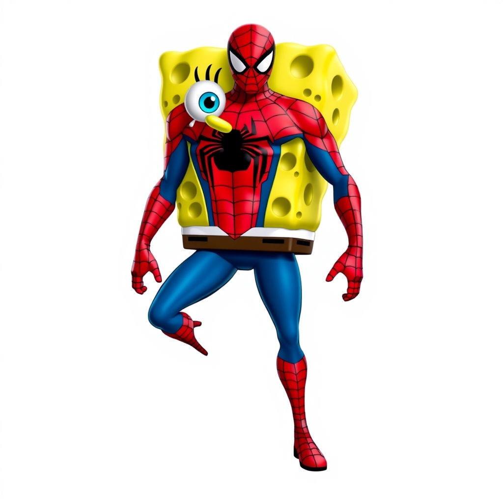 ترکیب باب اسفنجی با اسپایدر من 11