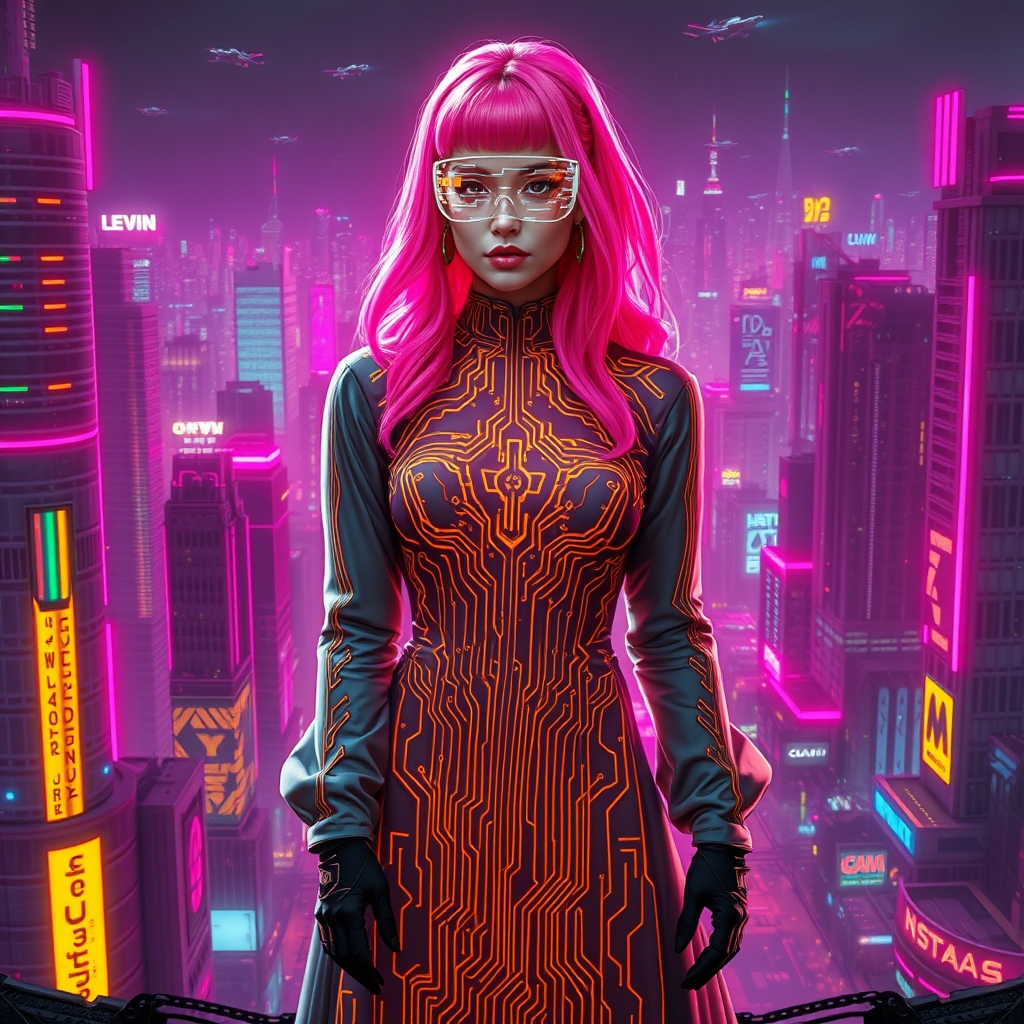 یک ملکه زیبا با موهای صورتی15