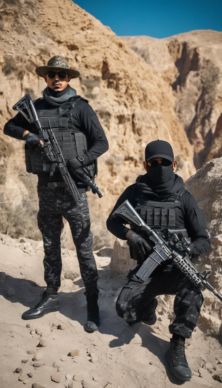 عکس کارتل های مکزیک با اسلحه های سنگین در ایران 21