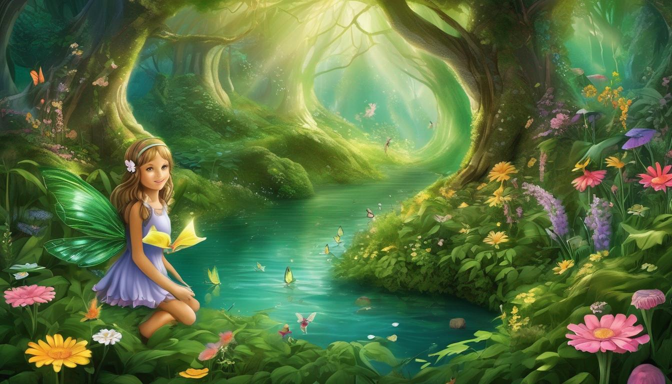 جنگل بزرگی که پری های زیادی در آنجا زندگی می کنند پری آب پری سبزه پری گل پری آفتاب پری حیوانات و......
6