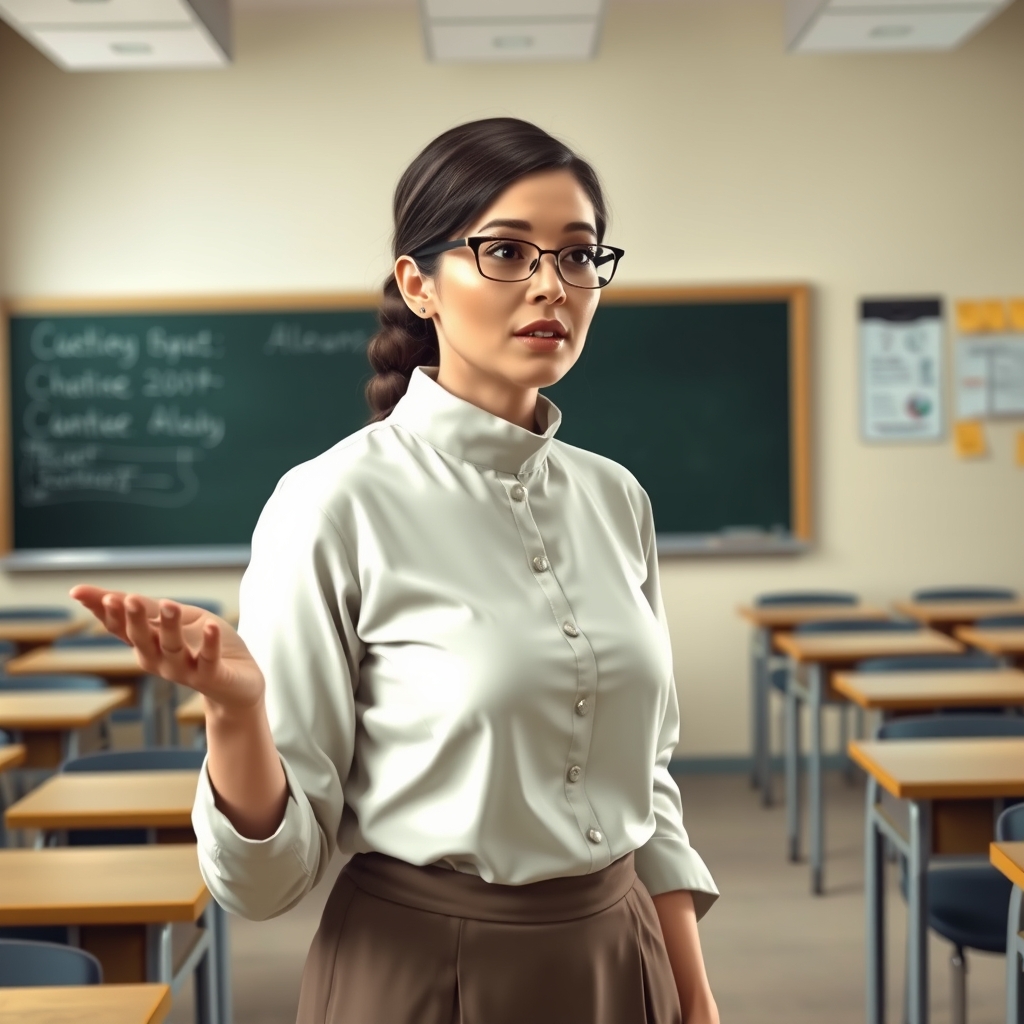 یک معلم در حال درس دادن 5