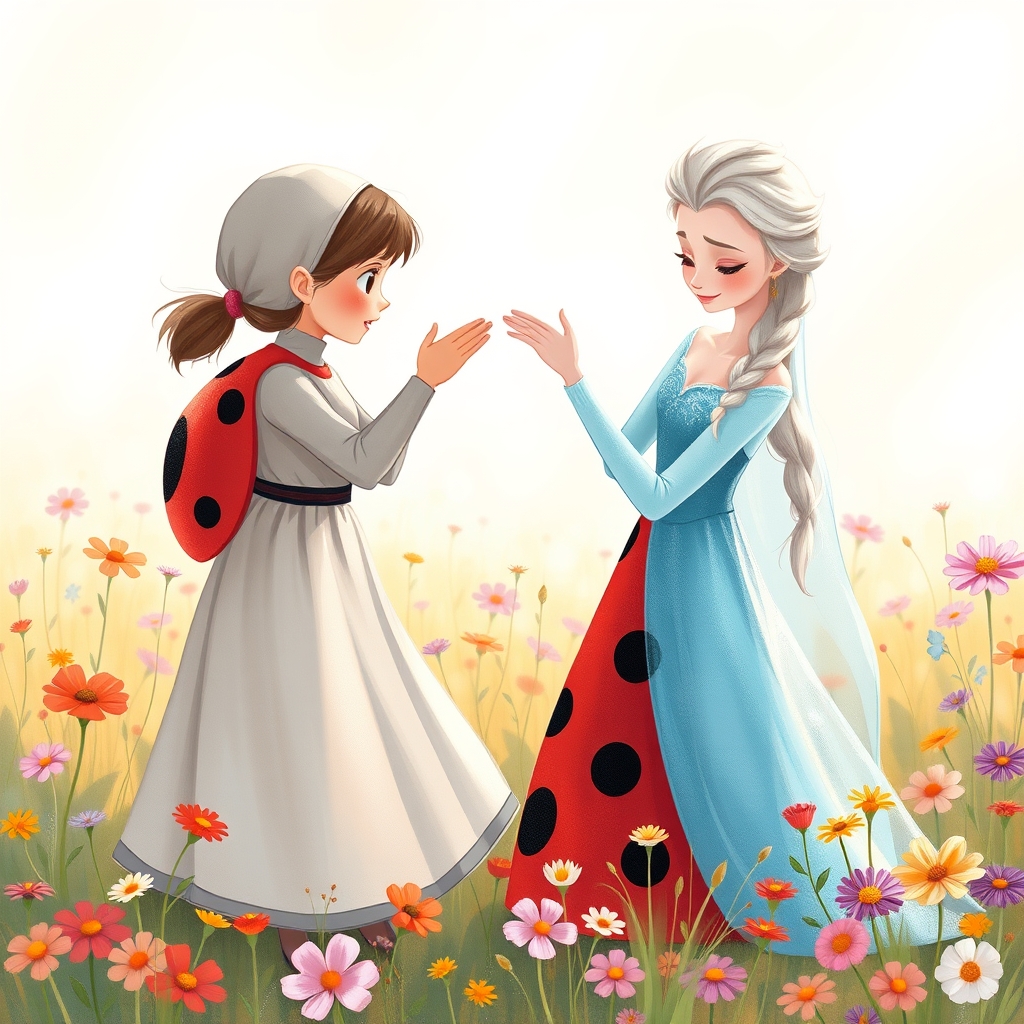 دختر کفشدوزکی با السا 10