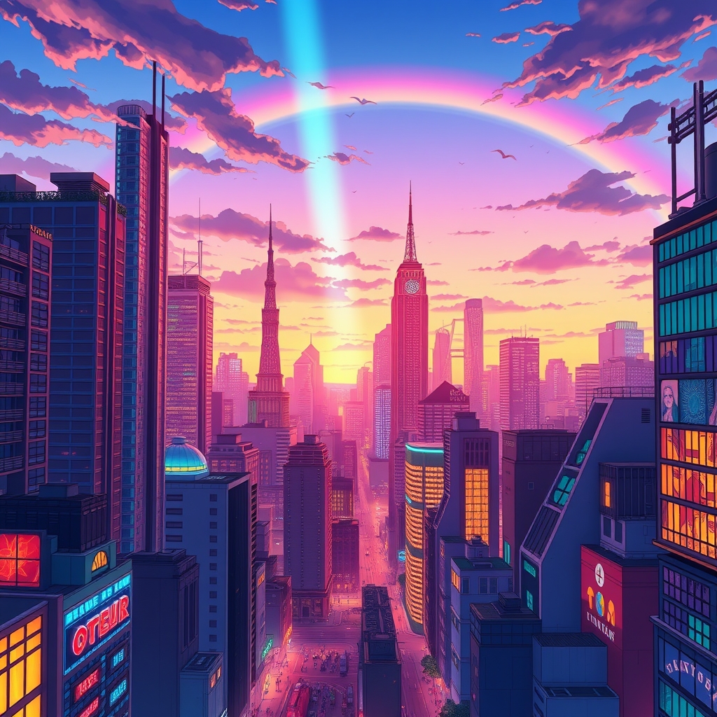 🏙🌃🌈8
