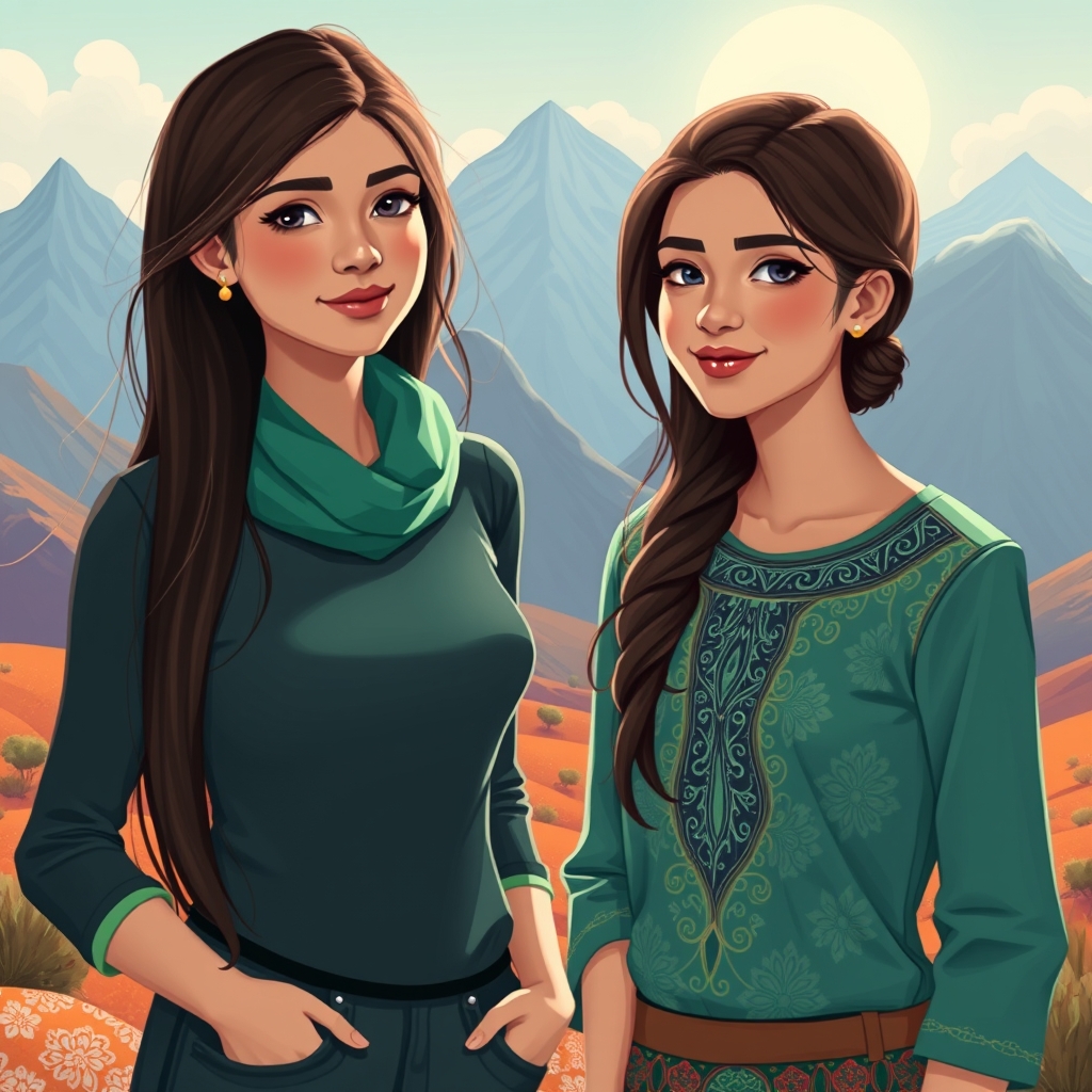 شیرین و فرهاد در جوانی4
