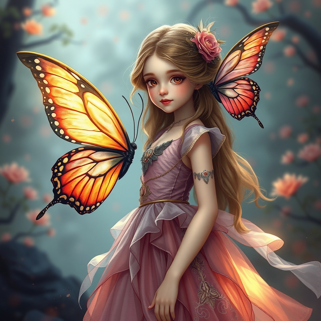 🧕🏻+👧🏻🦋🪻👗دختری زیبا و آراسته 16
