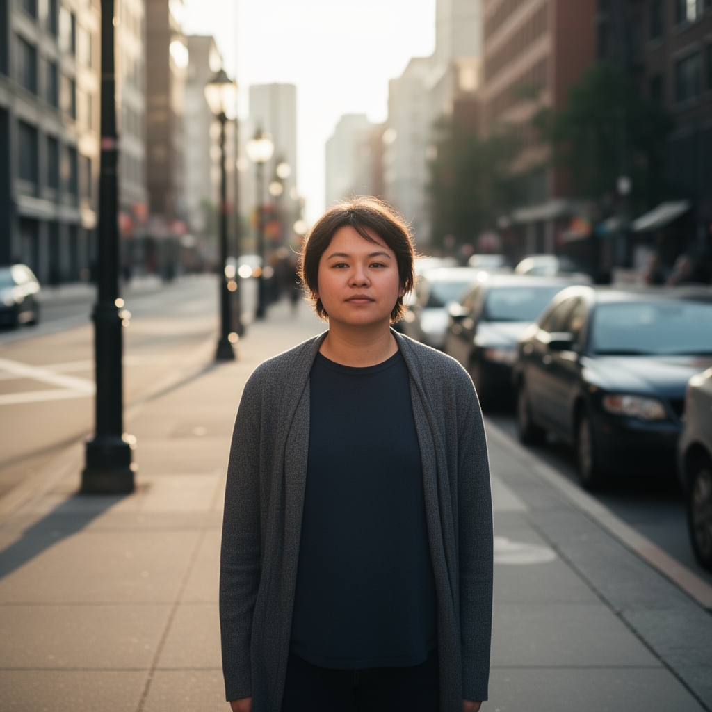 یک عکس خودم کنار خیابون
2