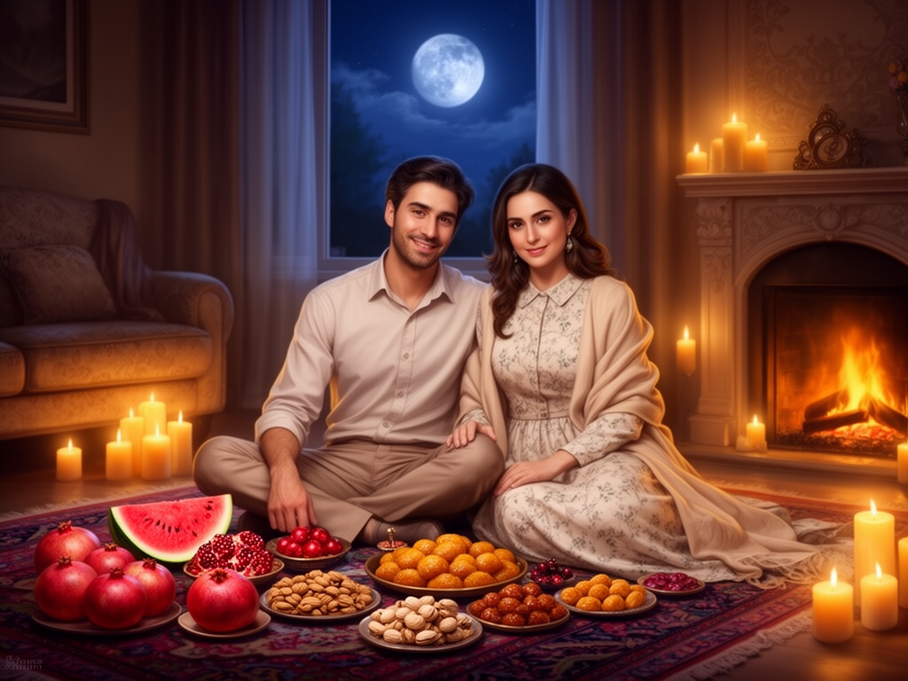 عکس شب یلدا منو زنم
1
