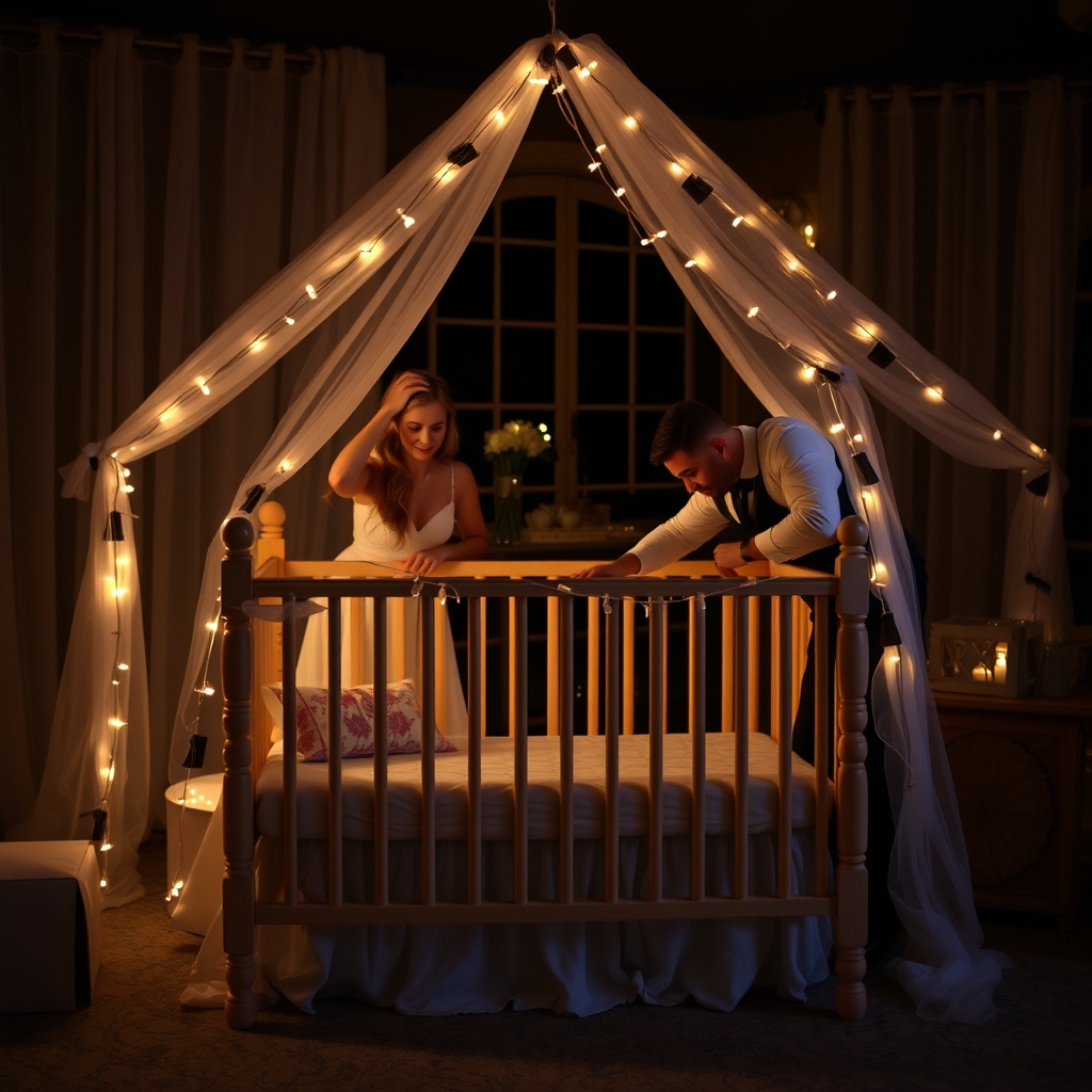 زن شوهر در حال ساخت بچه شب عروسی23