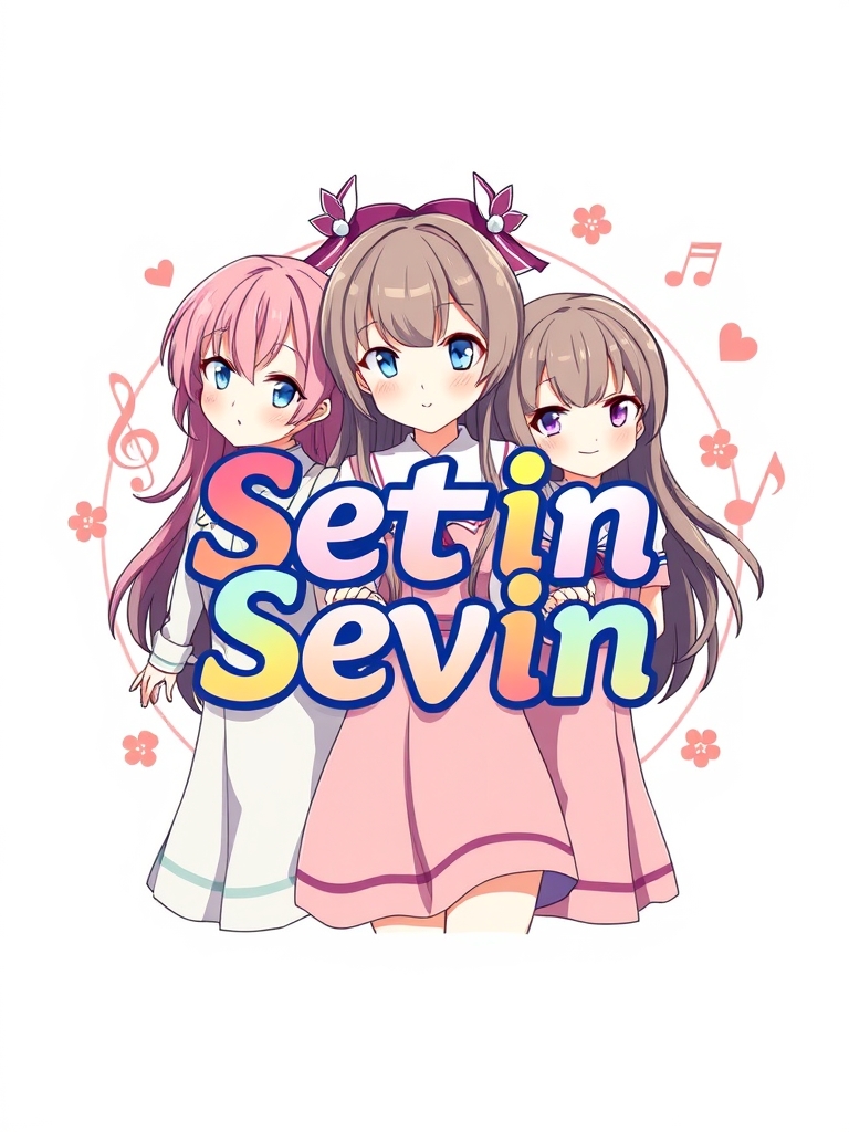 سه قلوها ، ستین و سوین و سلین سه خواهر سه قلو هستند 
یه لوگو تایپ با اسم های setin و sevin و selin بساز که در آن 🥋🎻🎸🎹🎶 🎵🎼 باشد3