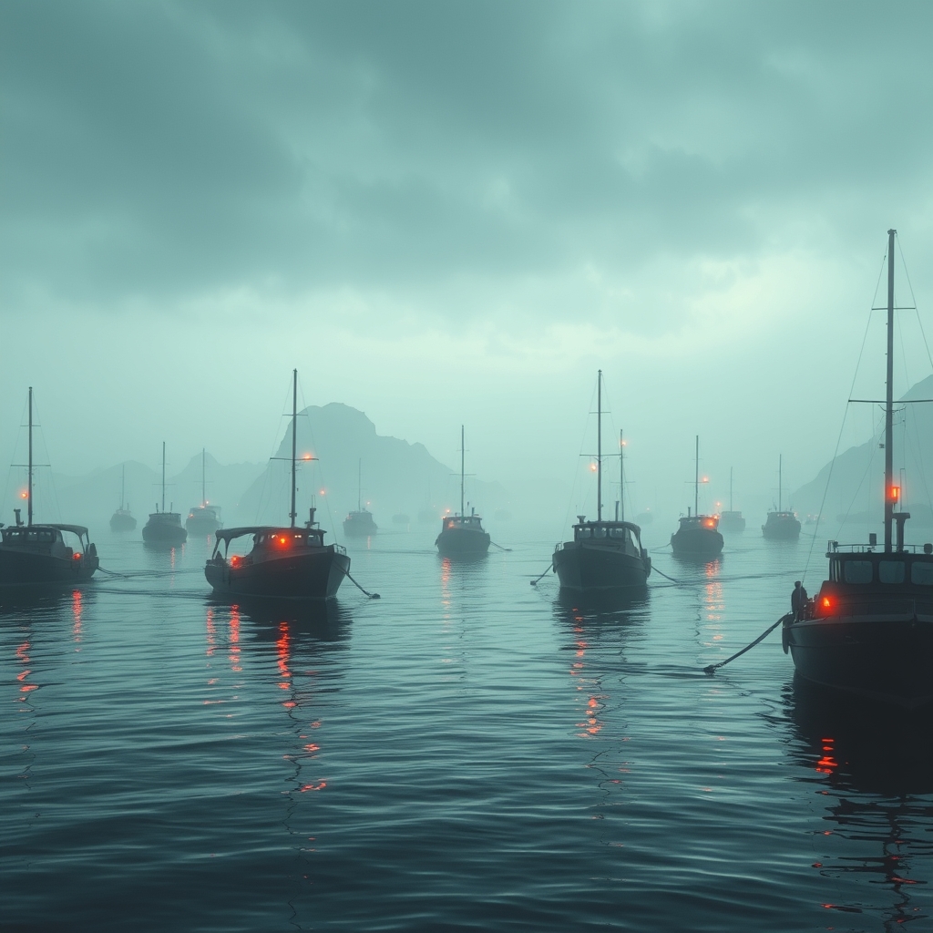 قایقهای خب آب ای ع به تا با ا تا در دل ل به سبک سایبر پانک 12