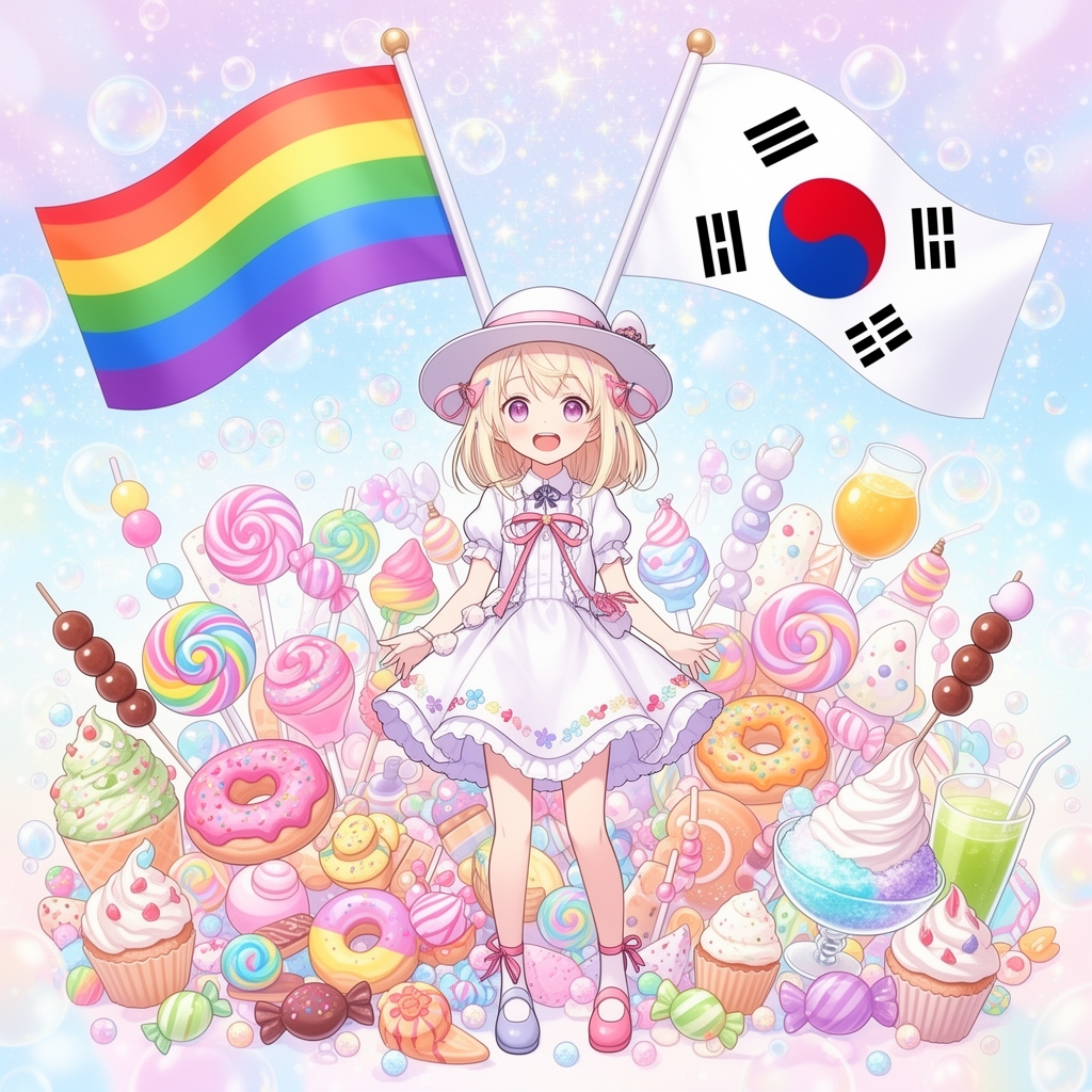 🏳️‍🌈🇰🇷👱🏻‍♀️🍭🍬🍩🍨🍡🧁🍧🍦🧃🧊✨️✨️👗👒🫧🏳️‍🌈🏳️‍🌈🇰🇷🇰🇷2