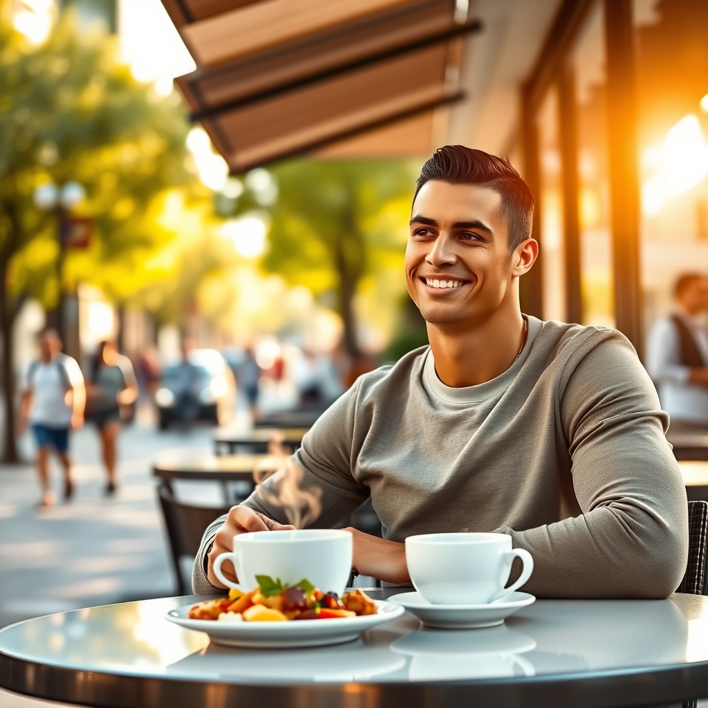 عکسی که رونالدو داره نو شنبه می خوره2