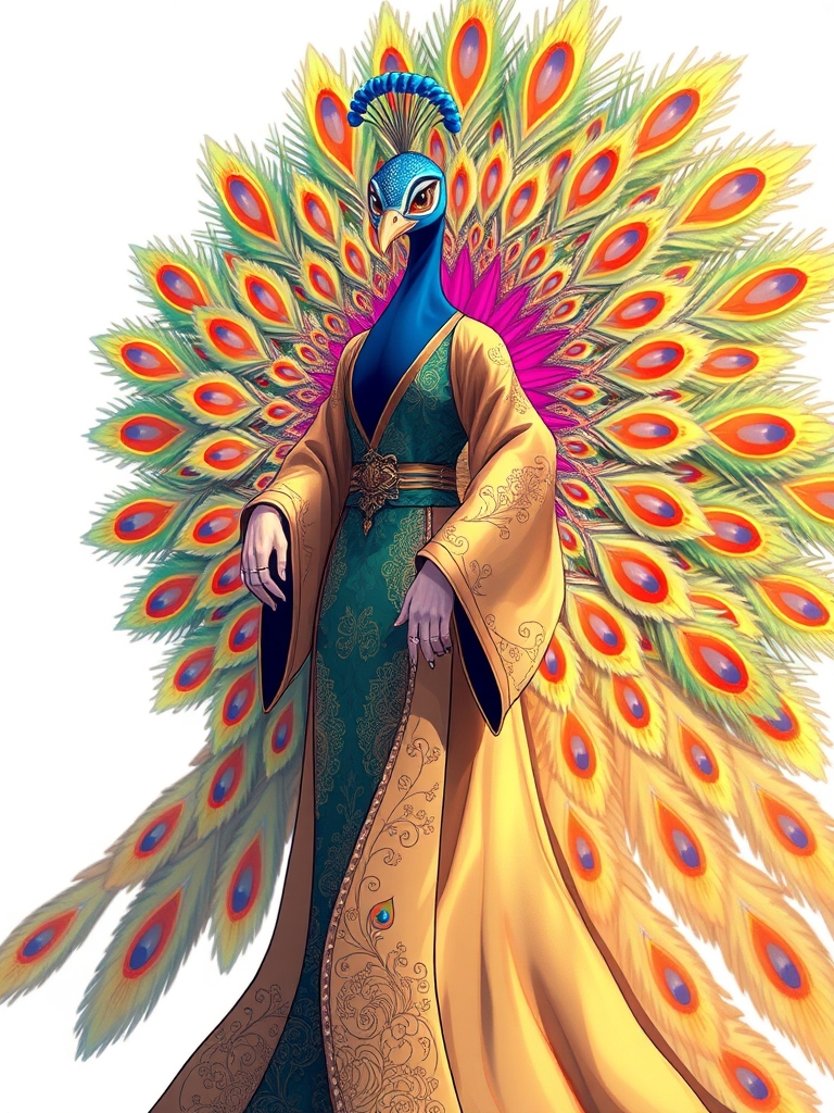 اگه طاووس آدم بود چه شکلی بود ؟18