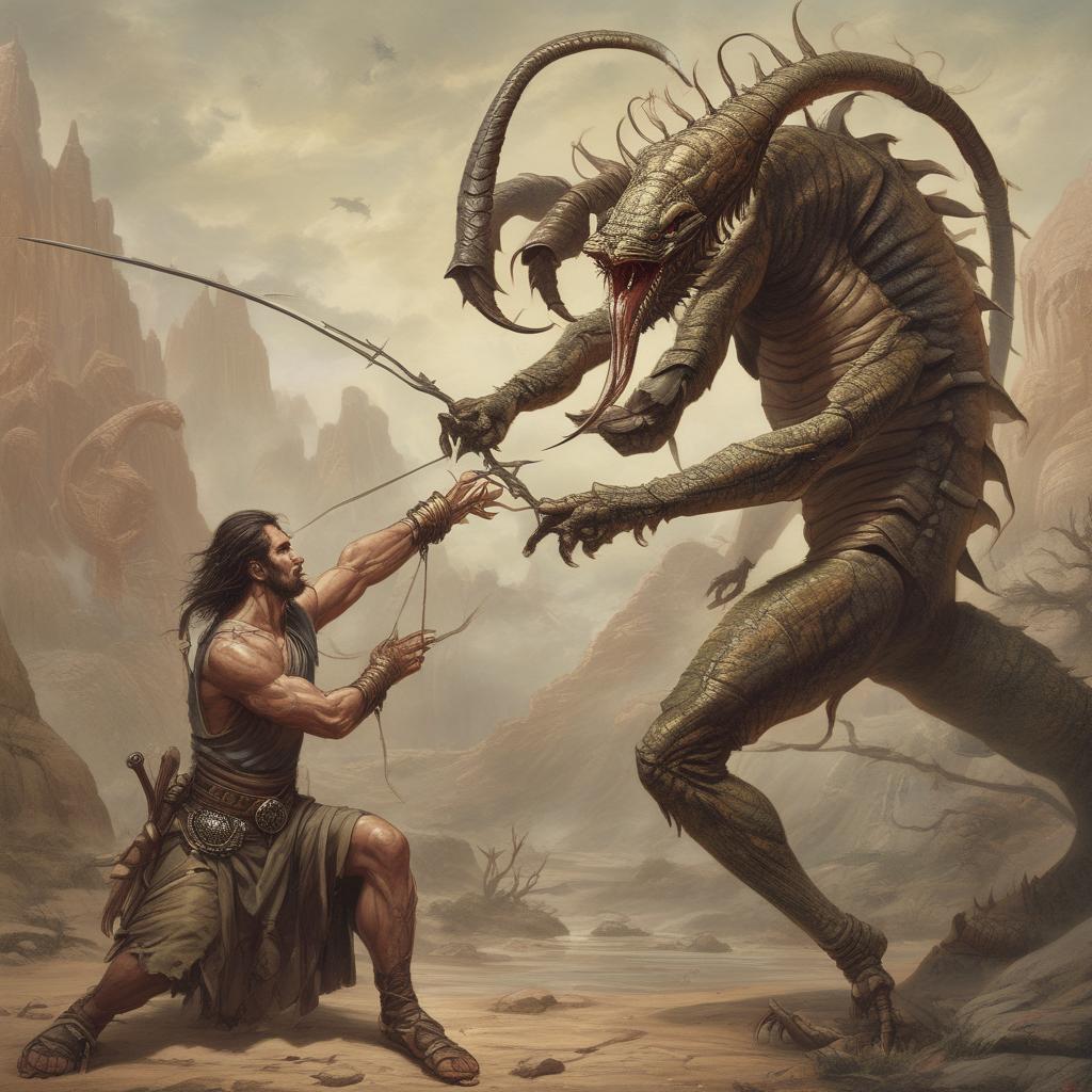 مبارزه انسان با عقرب0