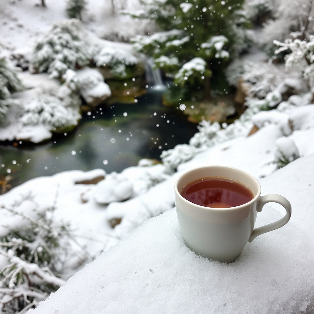 سراب نیلوفر روز برفی چای داغ1