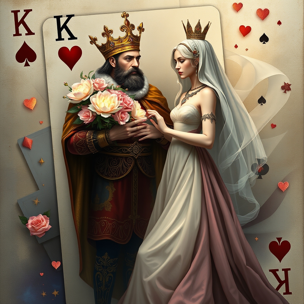 شاهه دل از درون کارت پاسور در می‌آید و به دختر پیک که از درون کارت پاسور درامده گل هدیه میدهد14