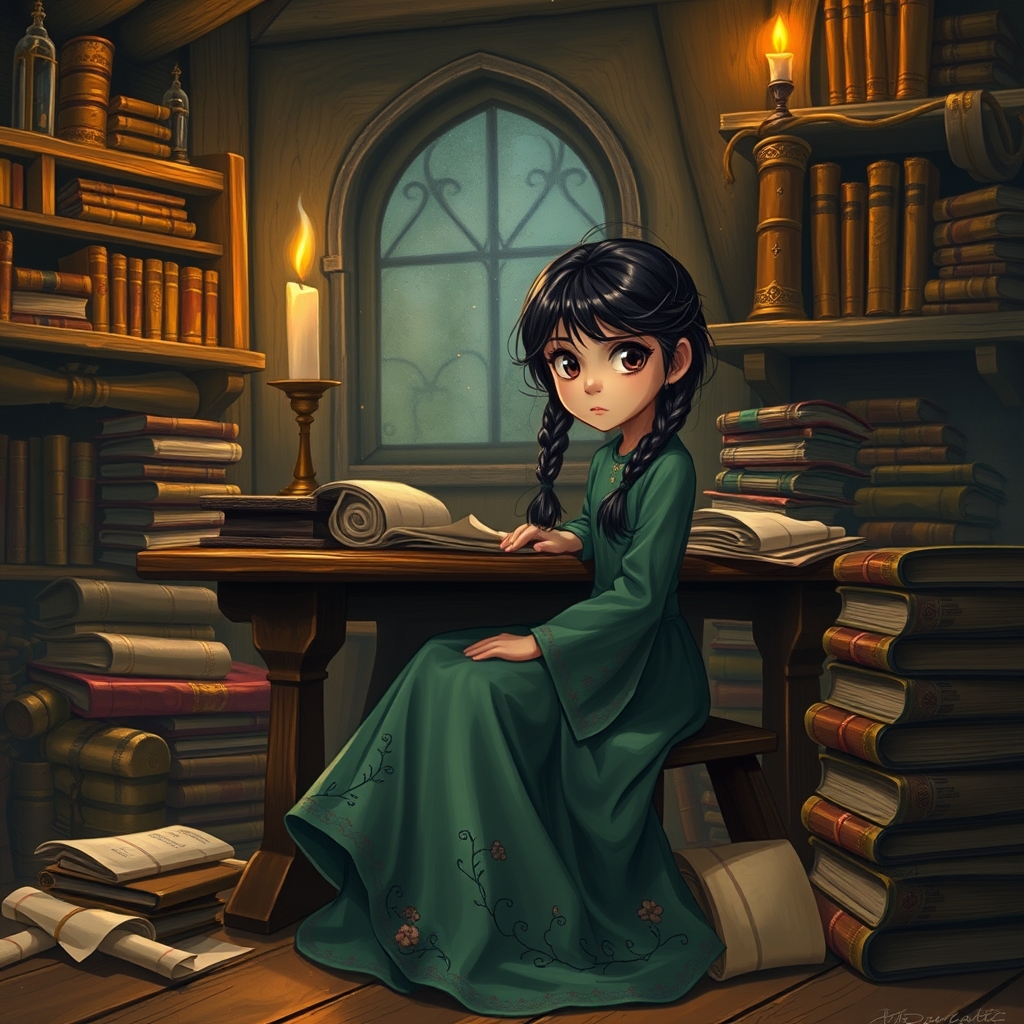 یک دختر که خیلی مشق دارد اما مشق هایش را ننوشته است23