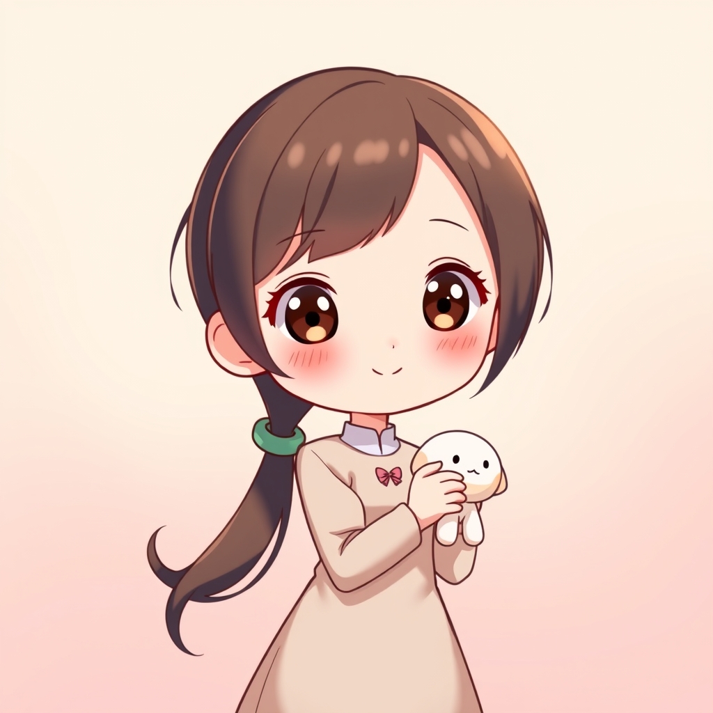 عکس دختر ناز و گوگولی که عروسک دستش است گوگولی مگولی لاغر برای پروفایل
چینی4