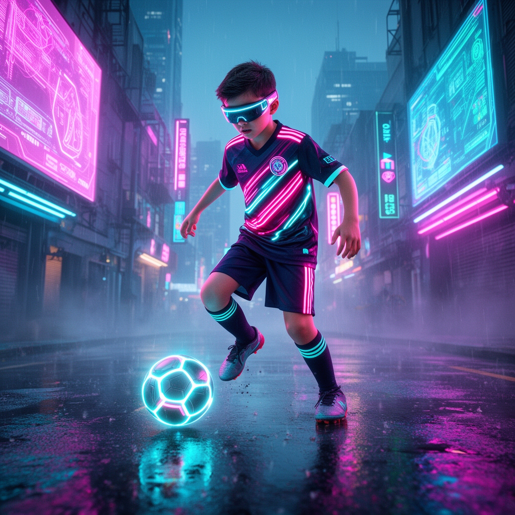 پسر بچه فوتبالیست 


0