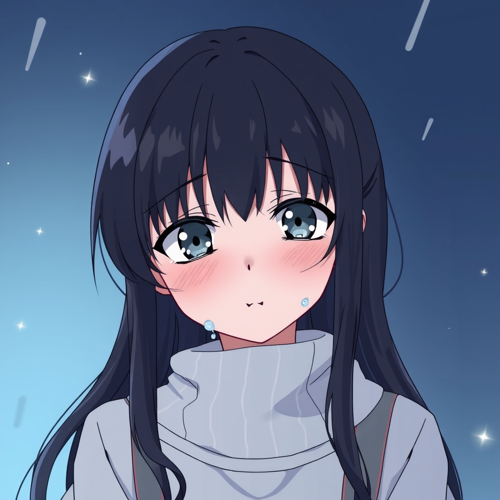 یک دختر که همه آن را دوست ندارد که گریه می کند 16