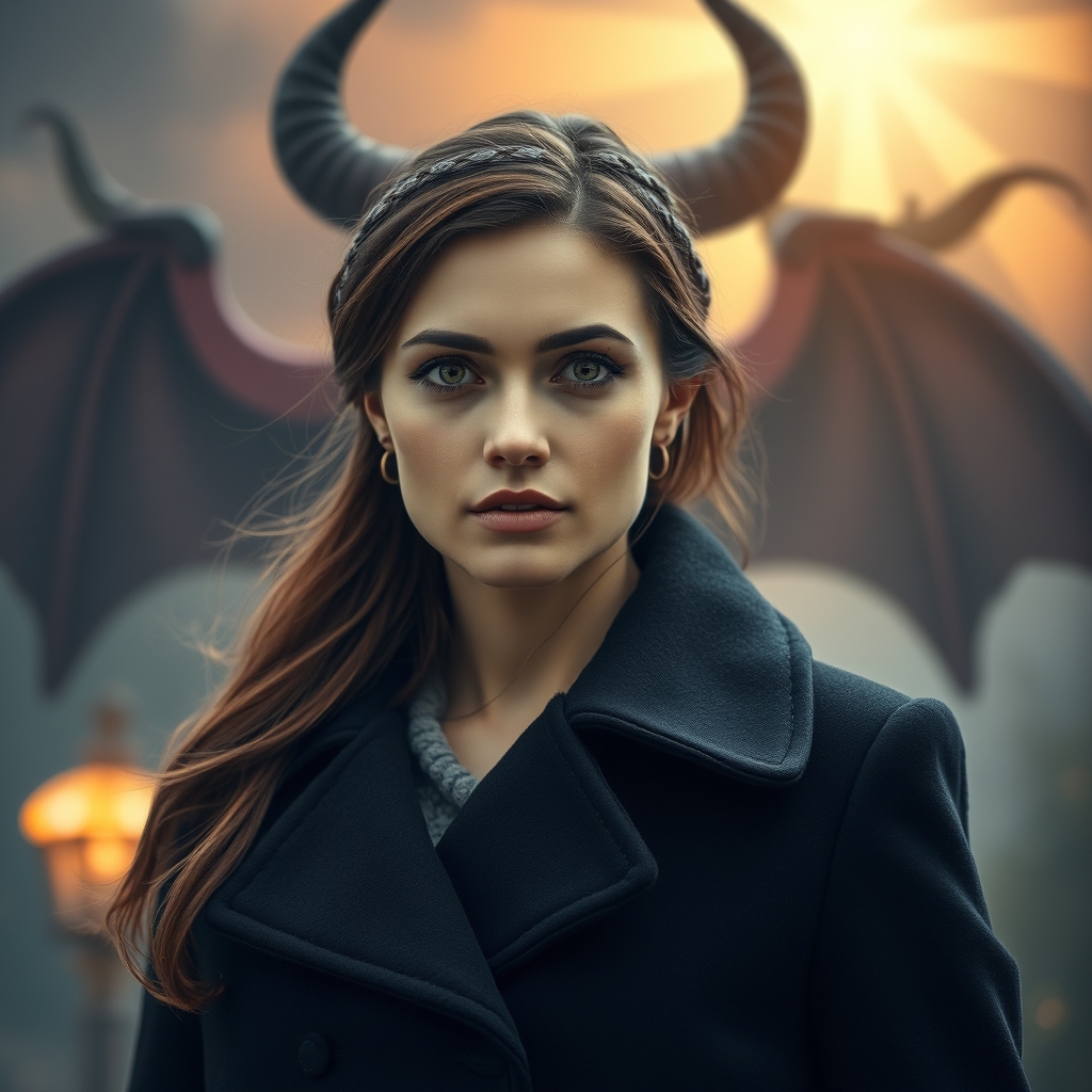 زیباترین بانو در جهان حتی در رویایی که شکوه خدا را داشته باشد که با چشمانی سبز رنگ که بامو های قهوه وکه مانتوی مشکی برتن داشته باشد که پشت سرش شیطان باشد ببینیم رویایی چیکار می‌کنه 18