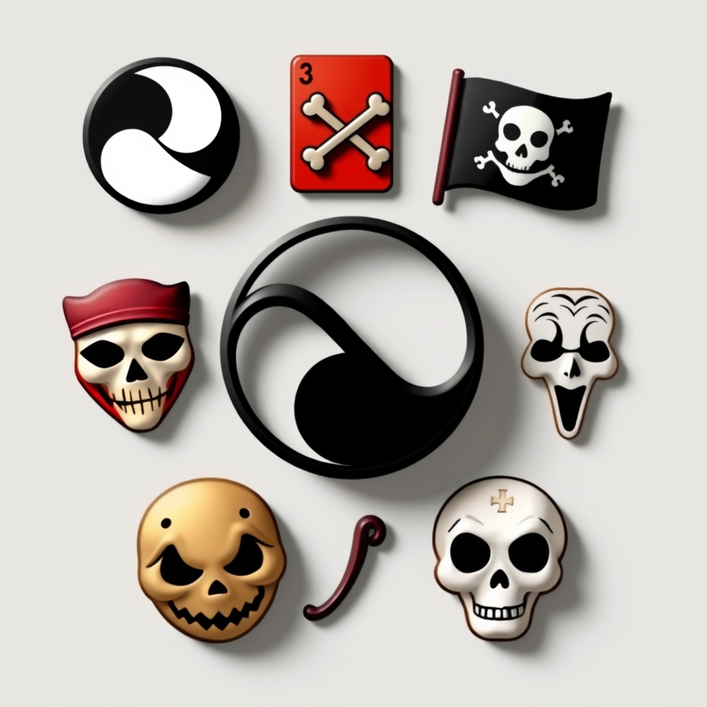 ☯️♾️🏴‍☠️🃏🎭🎃🧟☠️💀👻3