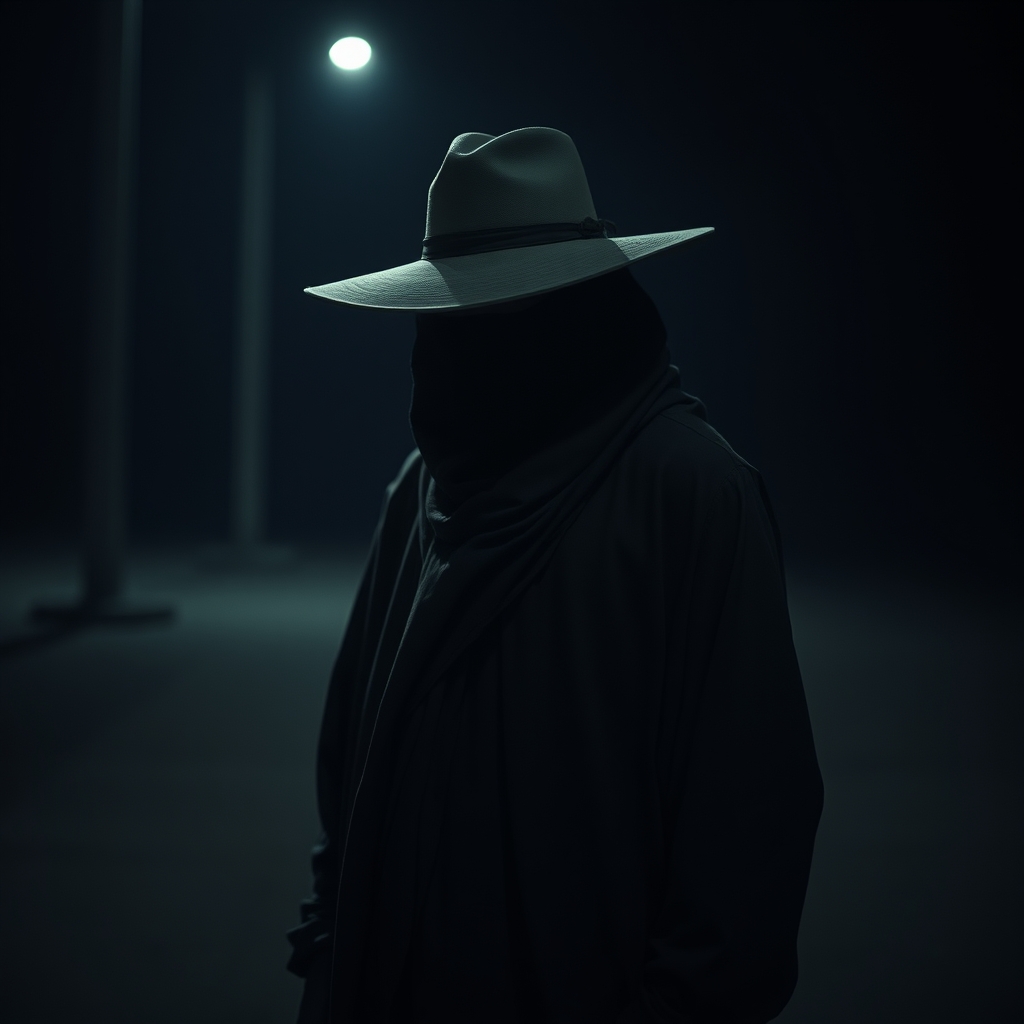 لباس لش بسر تنها در شب با کلاه
با صورت پوشیده

5