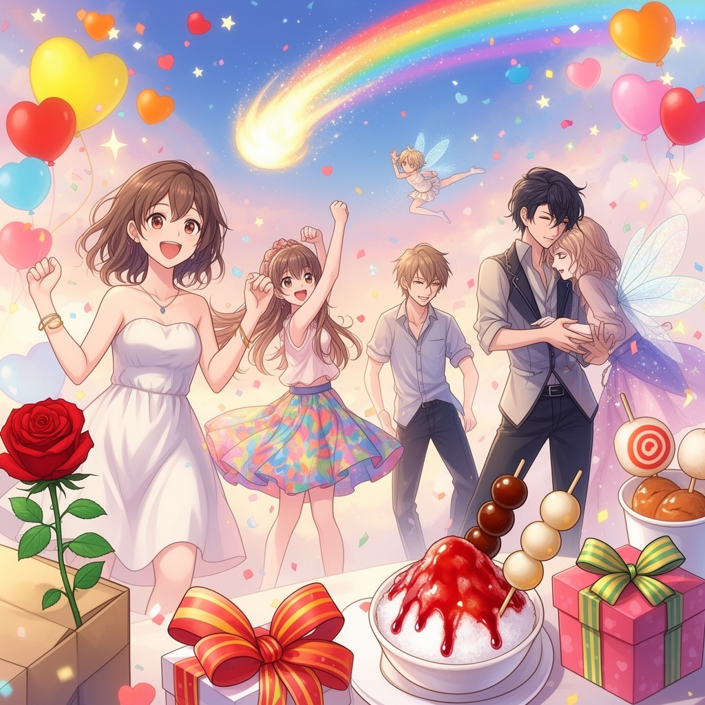 👩🏻💃🏻👨🏻🕺🏻👩❤️💋👨🧚🏻♂️🌹🍡🍥🍧🎀🎁🎊🎈💛🧡❤️🩷🩵✨☄️🌈2