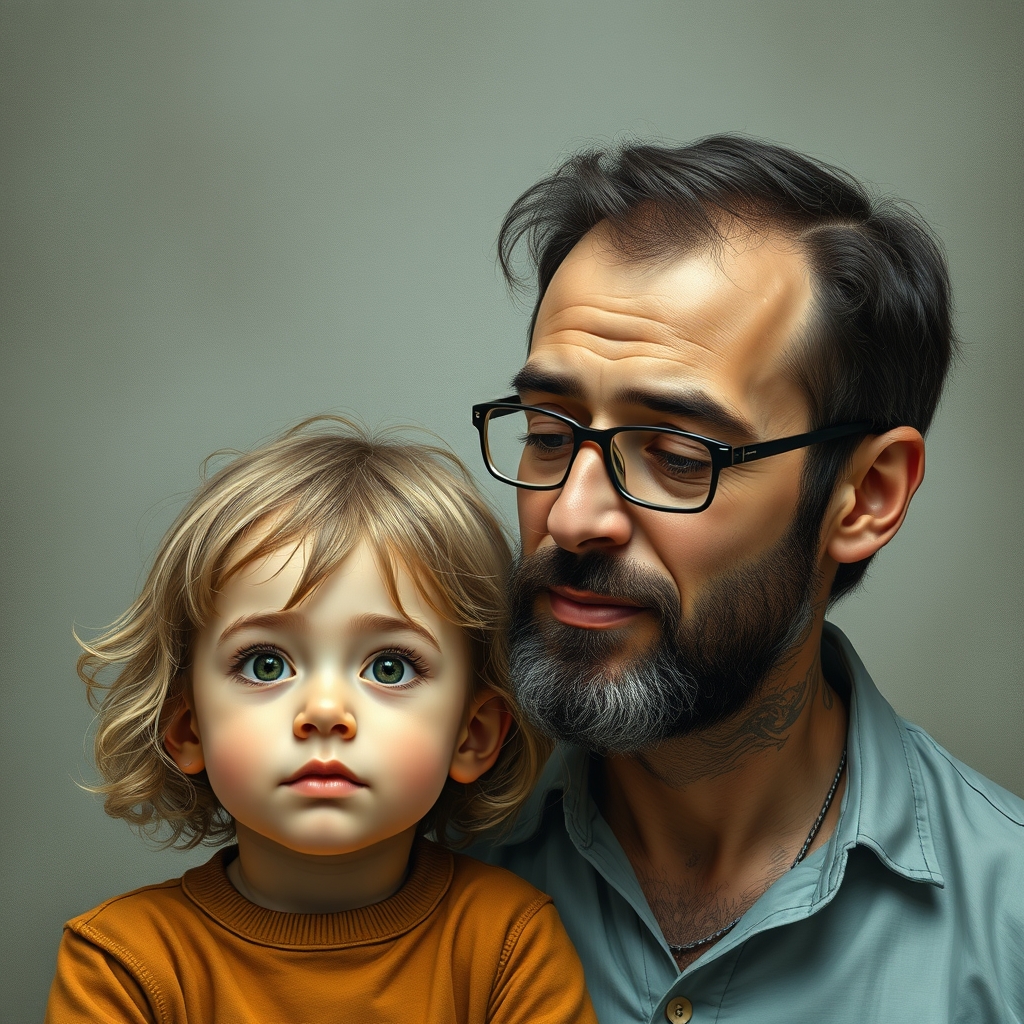 عکس بزرگسالی وکودکی ام کنارهم12