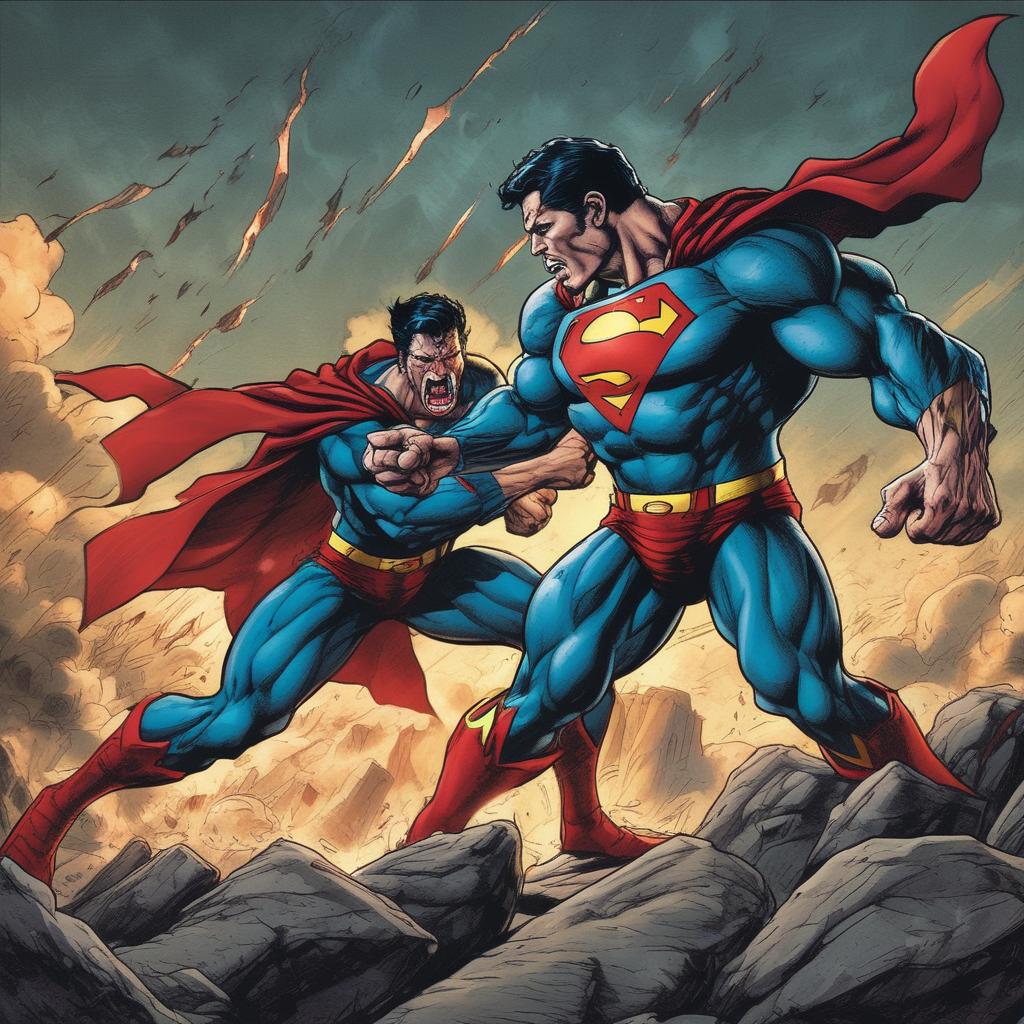 مبارزه بین سوپرمن و گرگ نما که سوپرمن کشته شده21