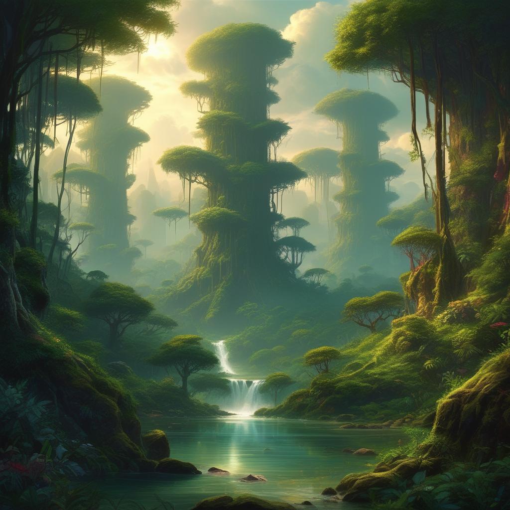 جنگل های مناطق استوایی وسیع
6