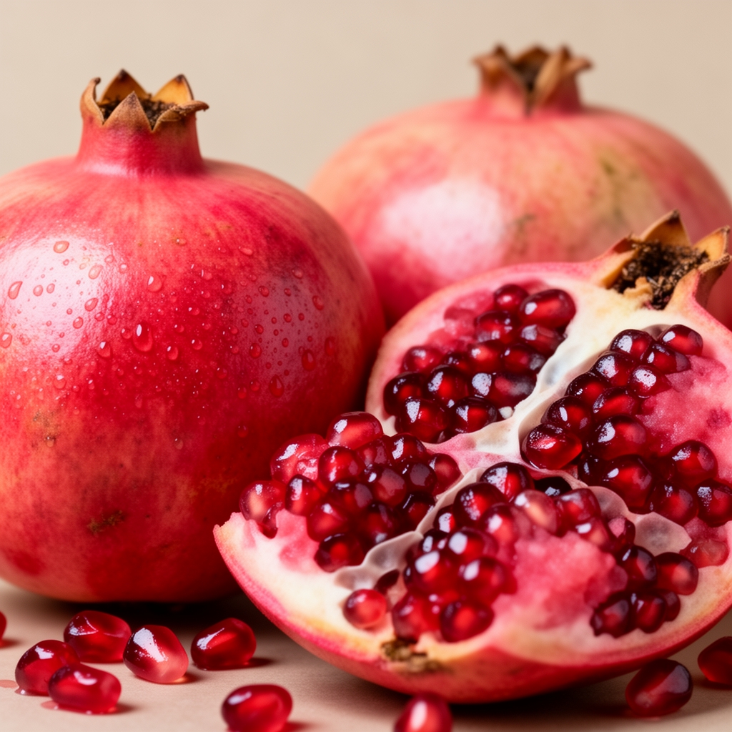 عکس یلدایی میوه انار و هندوانه 2