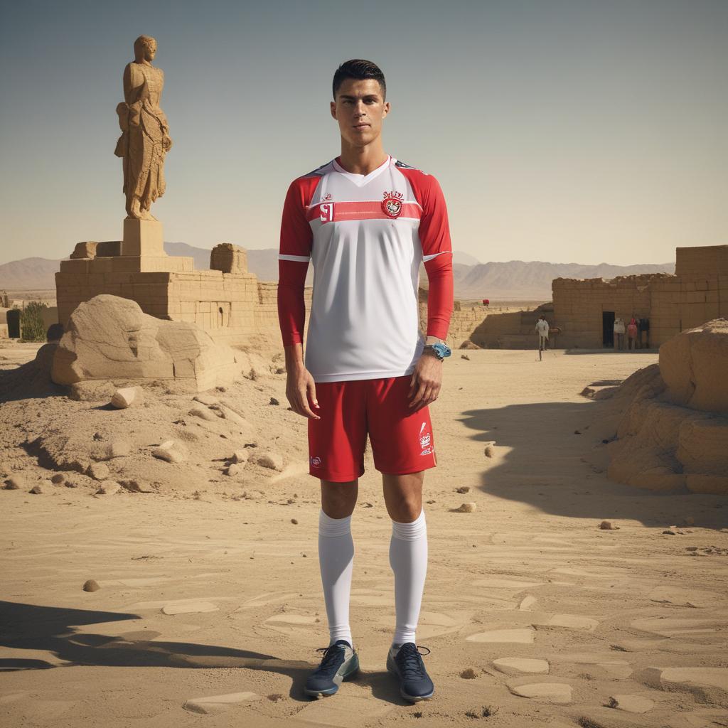 کریستیانو رونالدو در تیم پرسپولیس ایران4