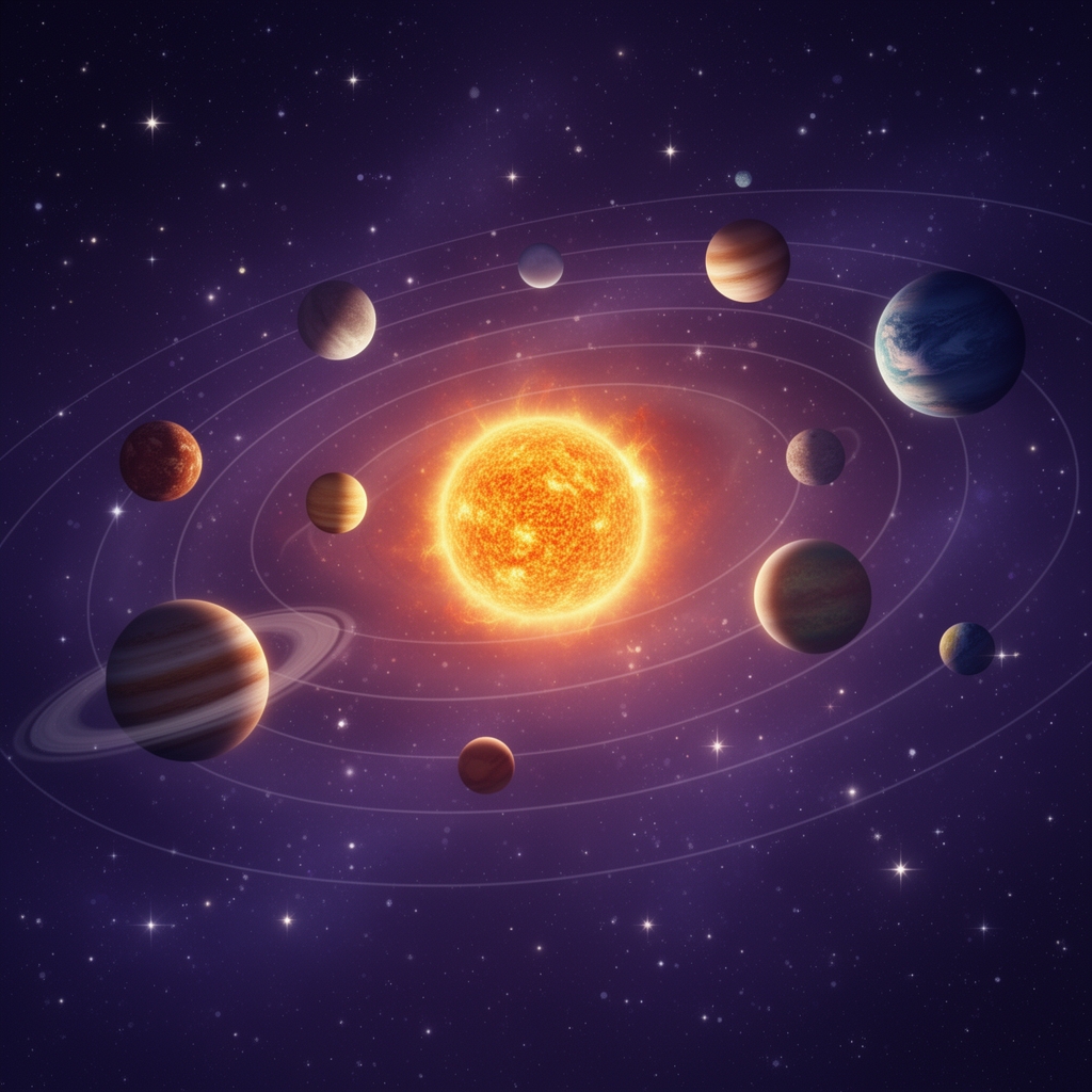 عکسی دقیق از منظومه شمسی  که سیارات در حال چرخش به دور خورشید هستن و ستاره های بزرگ و کوچک چشمک می‌زنند ، پس زمینه ی آن به رنگ بنفش و نیلی باشد و عکس به گونه ای باشد که  مانند رویا است  و هر چشمی را به خود جلب کند 4