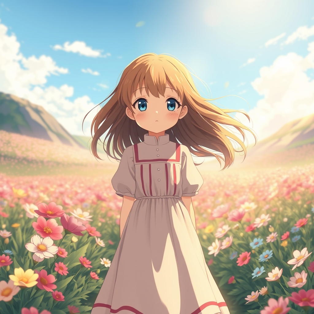 زیبا ترین دختر دنیا که ۸ سال داردو موهی بسیار زیبا دارد و در دنیای دشت گل است5