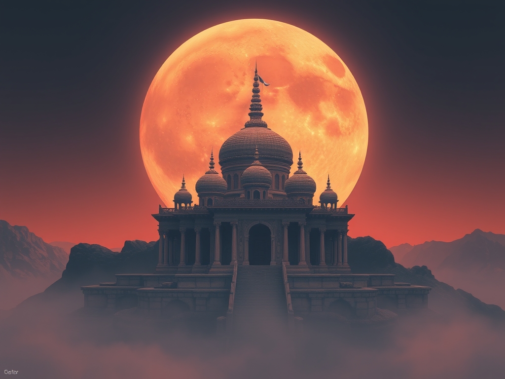 یک معبد که شبیه ماه هست23