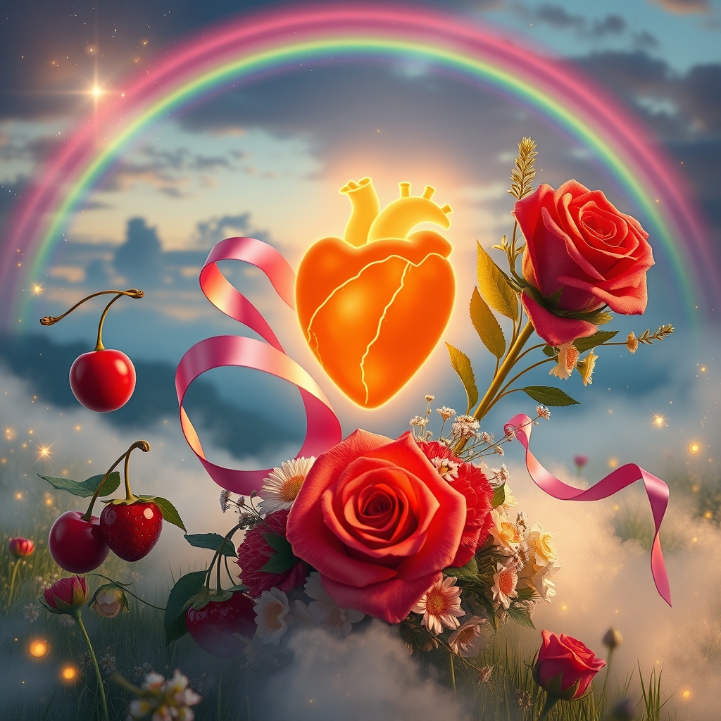 🍒🍓🎀🌹🫀💐🌈2