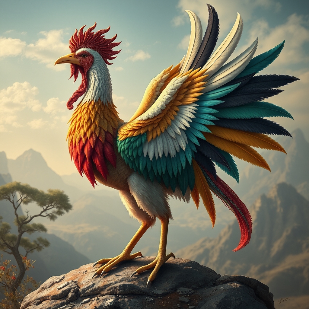 سیمرغ چهار رنگ باستانی ایران8