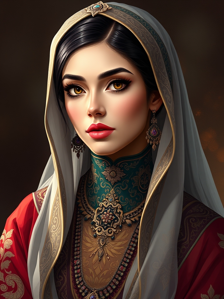 زنی به سبک پرنسس های ایرانی
4